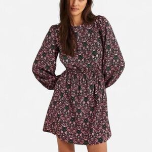 Boden Floral Mini Dress Size 14 R